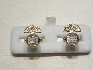 Inniskilling Fusiliers enamelled cufflinks - Click Image to Close